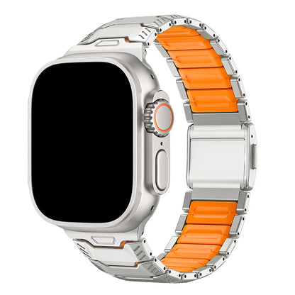 Titanium Sport Band for Apple Watch Ultra – Rugged Metal & Silicone Strap