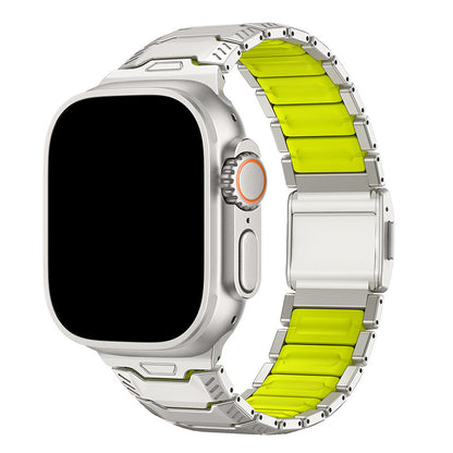 Titanium Sport Band for Apple Watch Ultra – Rugged Metal & Silicone Strap
