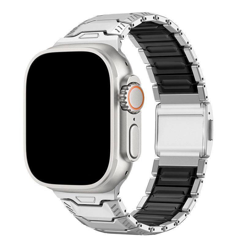 Titanium Sport Band for Apple Watch Ultra – Rugged Metal & Silicone Strap