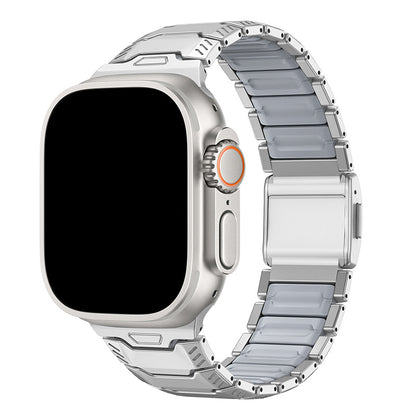 Titanium Sport Band for Apple Watch Ultra – Rugged Metal & Silicone Strap