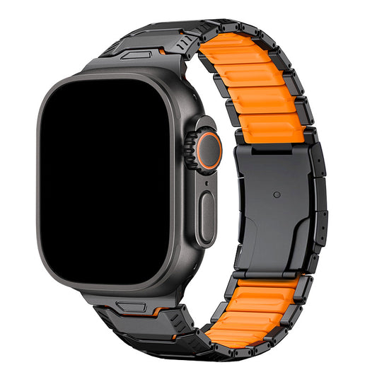 Titanium Sport Band for Apple Watch Ultra – Rugged Metal & Silicone Strap
