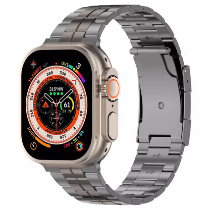 Titanium Square-Link Armor Band for Apple Watch