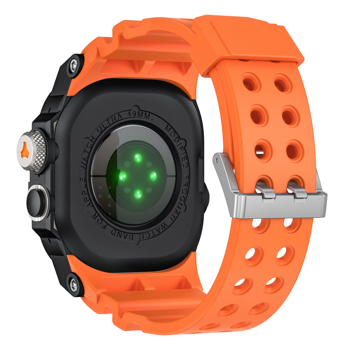 Tool-Style Integrated Silicone Band for Apple Watch