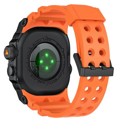 Tool-Style Integrated Silicone Band for Apple Watch