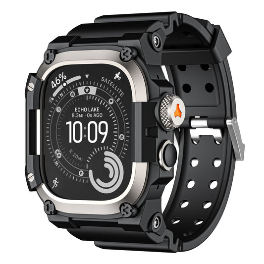 Tool-Style Integrated Silicone Band for Apple Watch