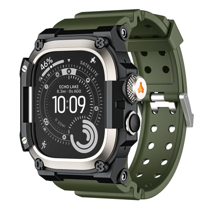 Tool-Style Integrated Silicone Band for Apple Watch