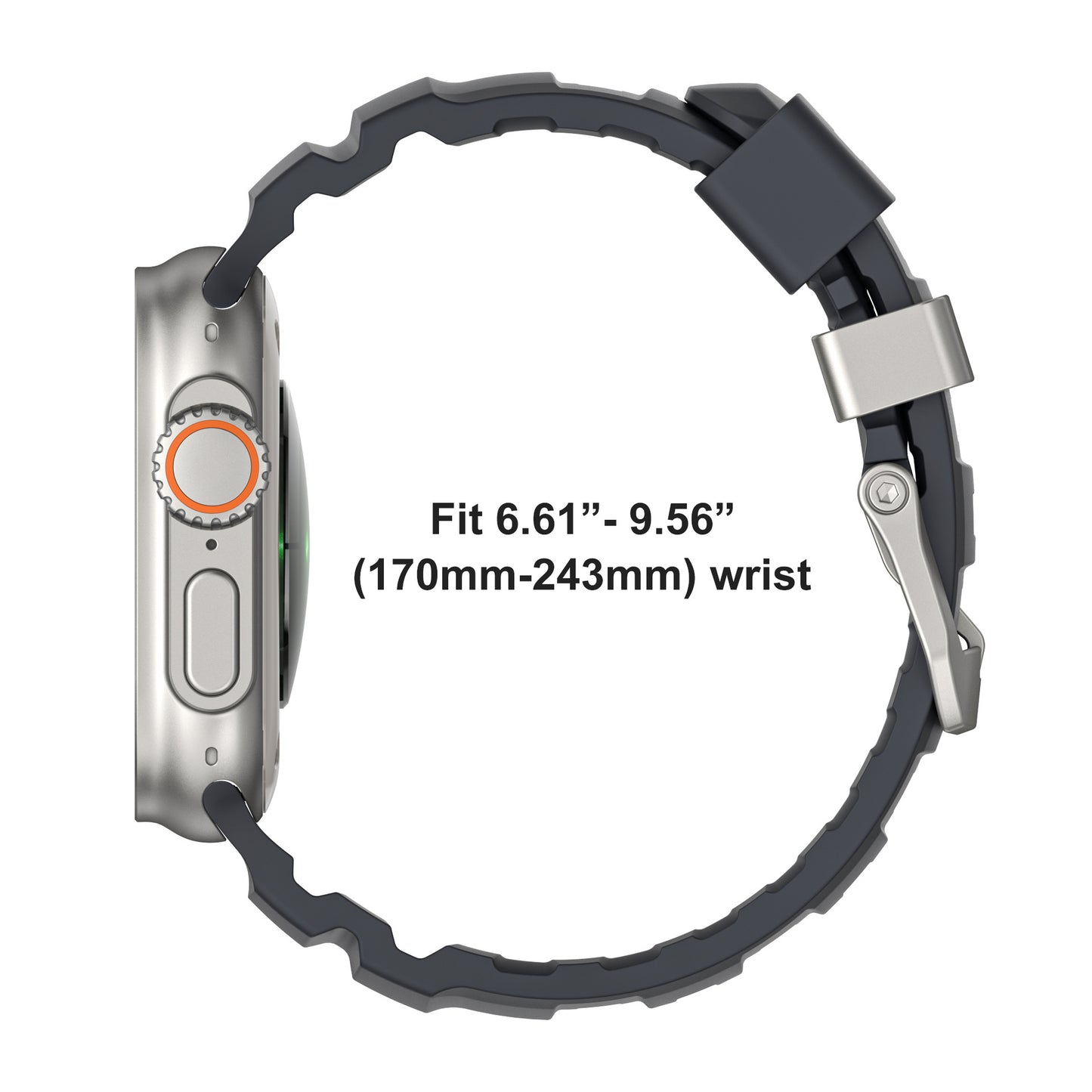 TrailFlex Fluoro Rubber Band for Apple Watch