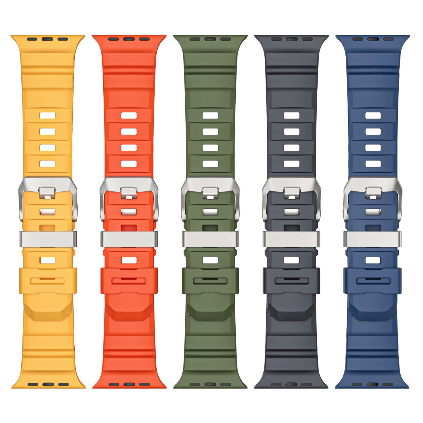 TrailFlex Fluoro Rubber Band for Apple Watch