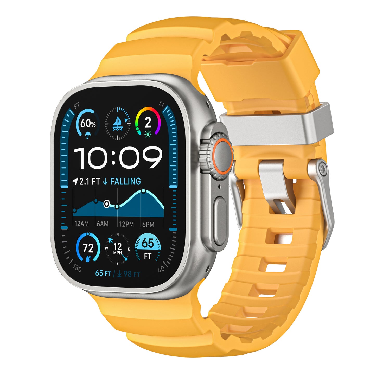 TrailFlex Fluoro Rubber Band for Apple Watch