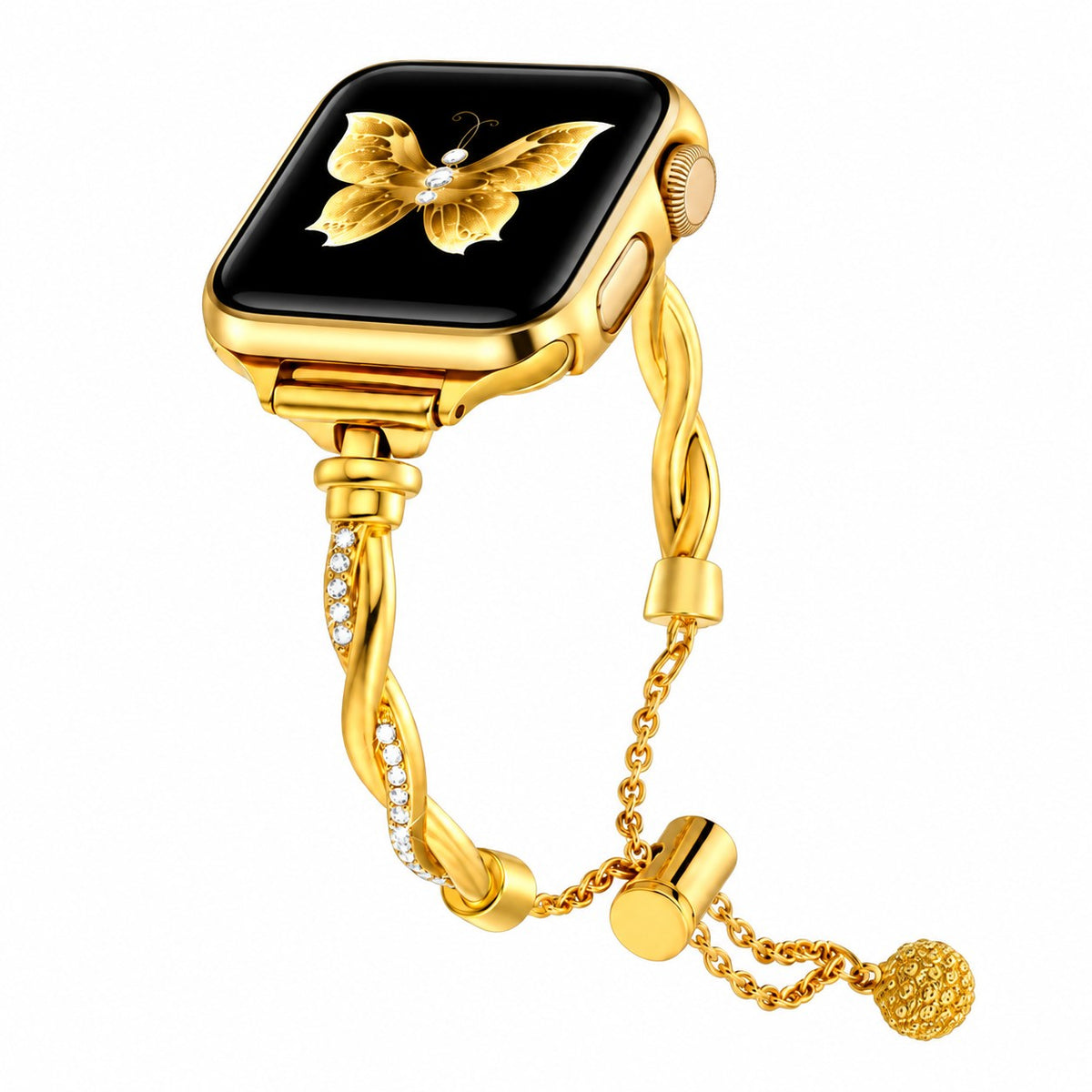 Twisted Crystal Chain Bracelet Band for Apple Watch