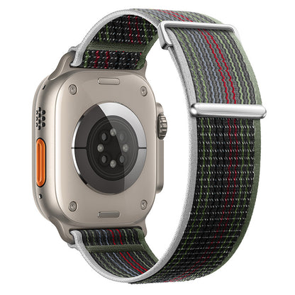 Two-Piece Nylon Loop Band for Apple Watch with Metal End