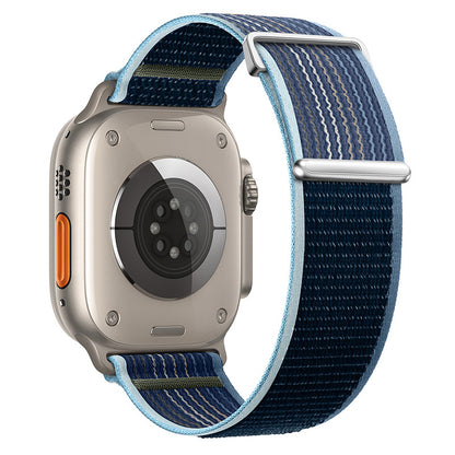 Two-Piece Nylon Loop Band for Apple Watch with Metal End