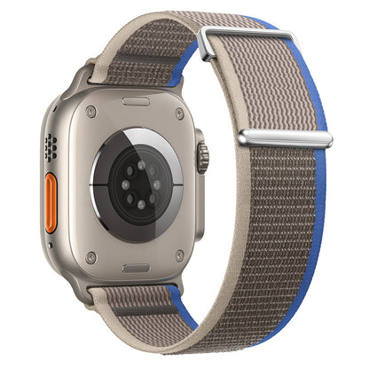 Two-Piece Nylon Loop Band for Apple Watch with Metal End