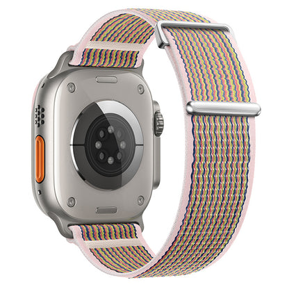 Two-Piece Nylon Loop Band for Apple Watch with Metal End