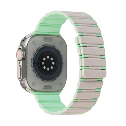 Two-Tone Magnetic Silicone Band for Apple Watch Sport Strap
