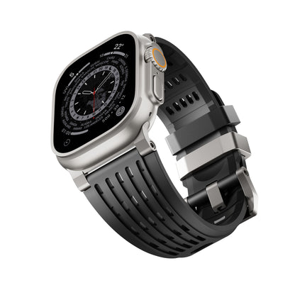 Ventra Sport Silicone Band for Apple Watch Breathable Performance Strap.