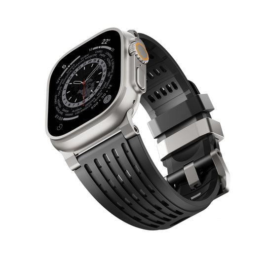Ventra Sport Silicone Band for Apple Watch Breathable Performance Strap.