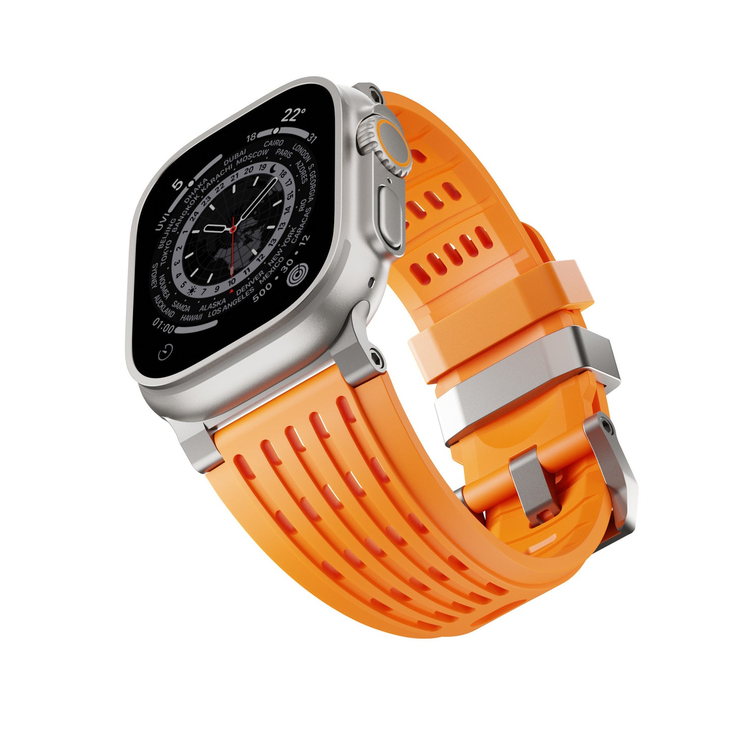Ventra Sport Silicone Band for Apple Watch Breathable Performance Strap.