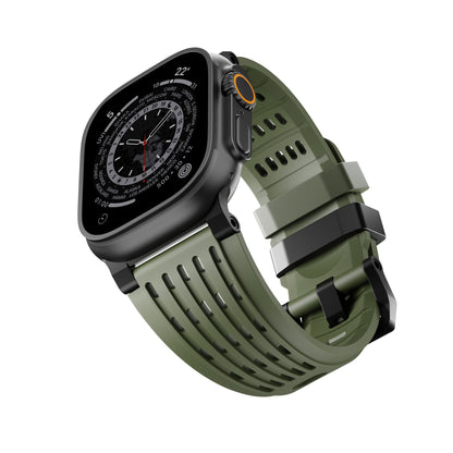 Ventra Sport Silicone Band for Apple Watch Breathable Performance Strap.
