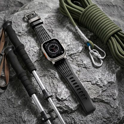 Ventra Sport Silicone Band for Apple Watch Breathable Performance Strap.