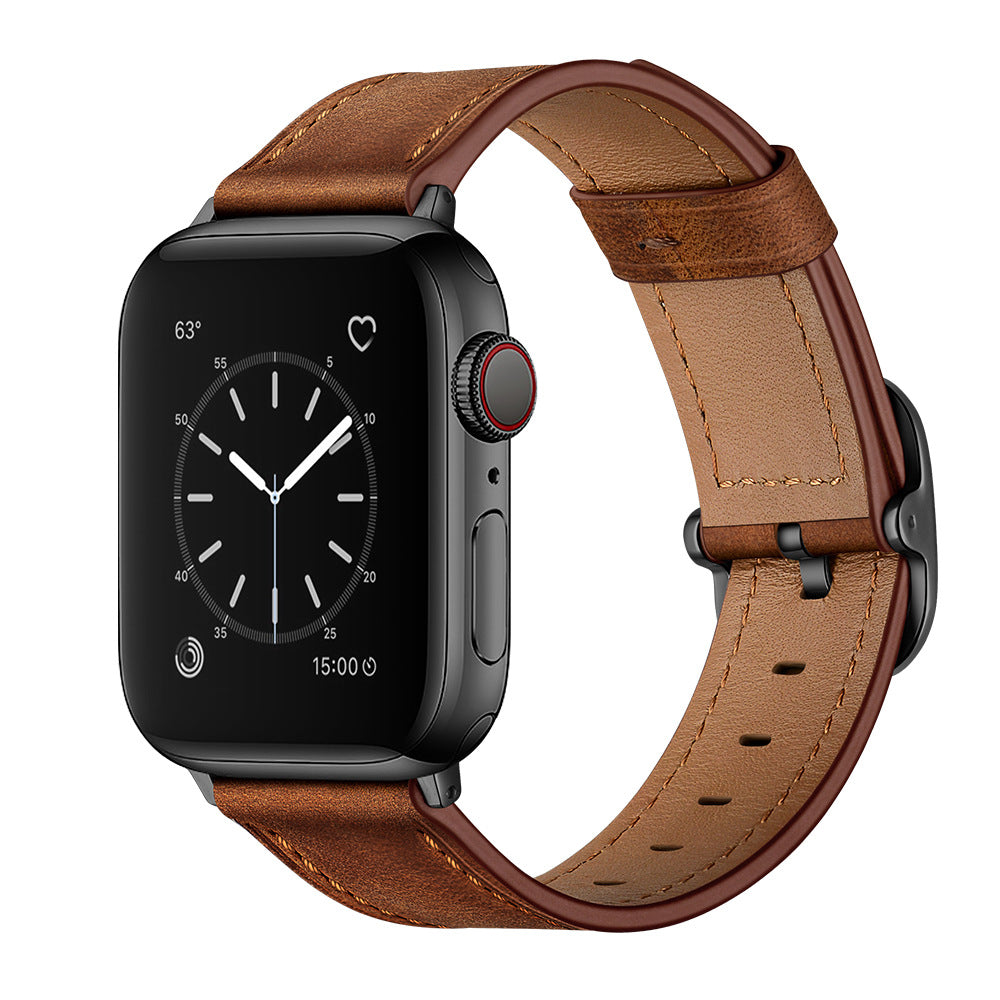 Vintage Cowhide Leather Band for Apple Watch