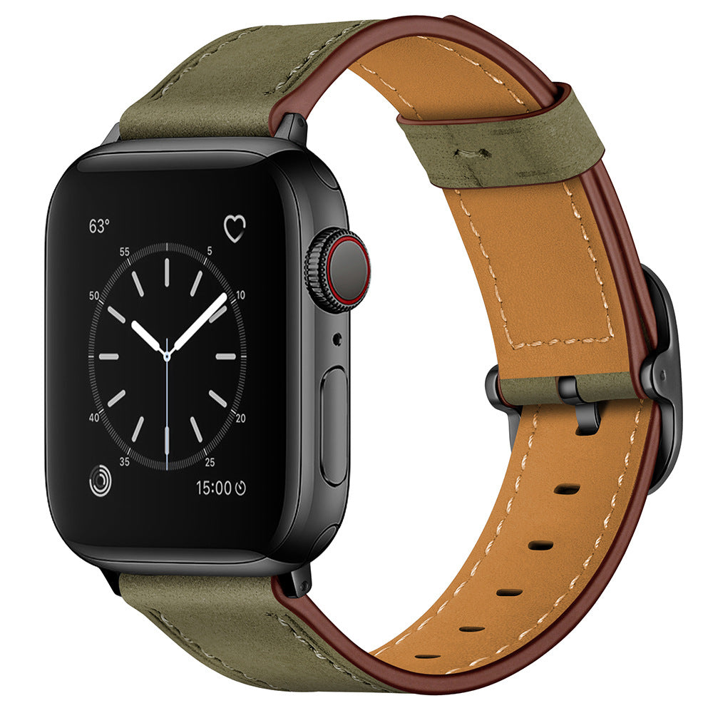 Vintage Cowhide Leather Band for Apple Watch