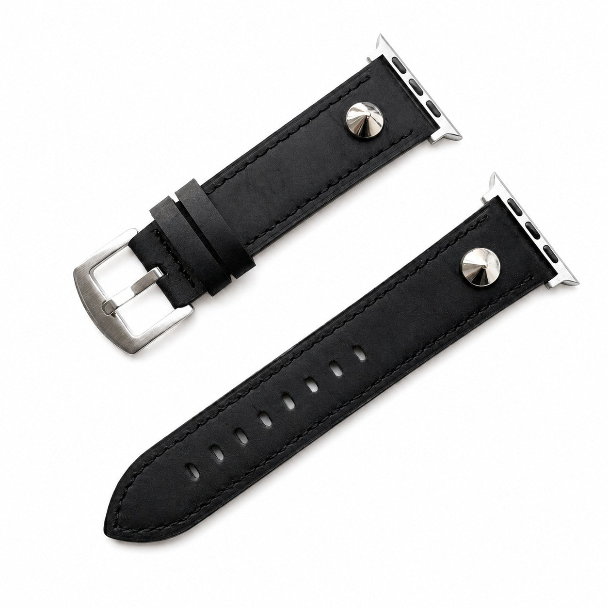 Vintage Genuine Leather Rivet Band for Apple Watch