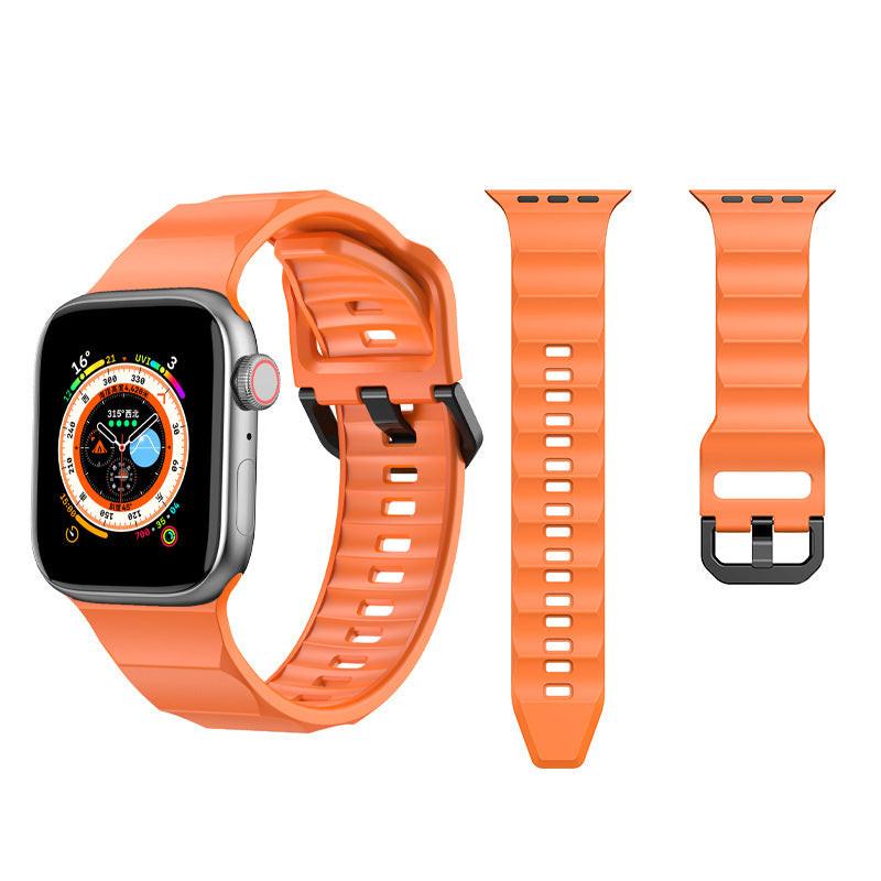 Wave Fluoro Rubber Band for Apple Watch