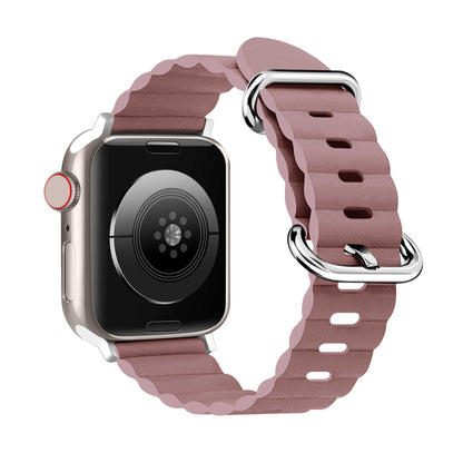 WaveScallop Microfiber Leather Band for Apple Watch