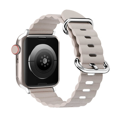 WaveScallop Microfiber Leather Band for Apple Watch