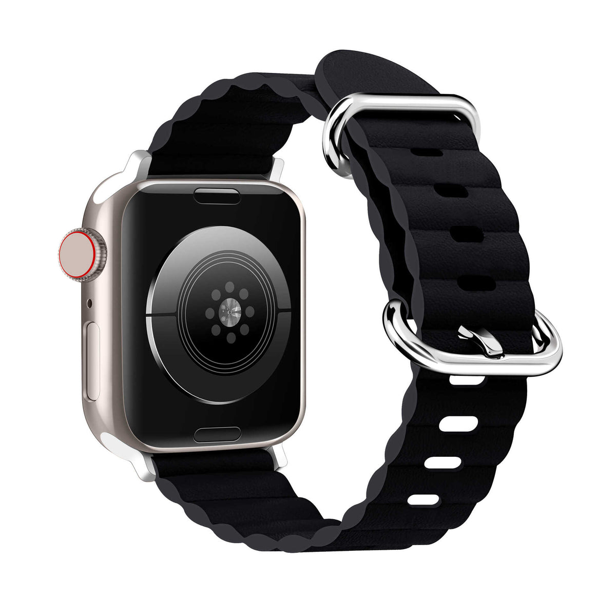 WaveScallop Microfiber Leather Band for Apple Watch