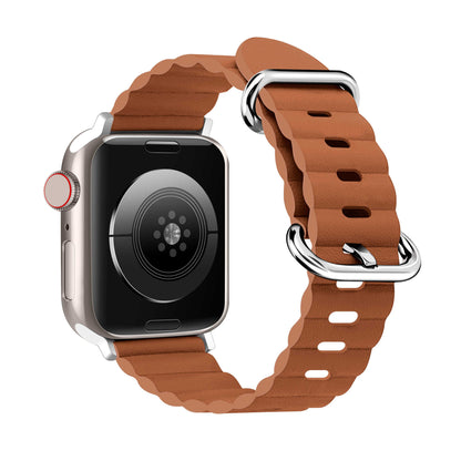 WaveScallop Microfiber Leather Band for Apple Watch