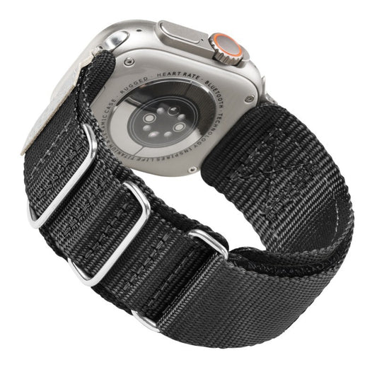 Woven Nylon Hook-and-Loop Band for Apple Watch